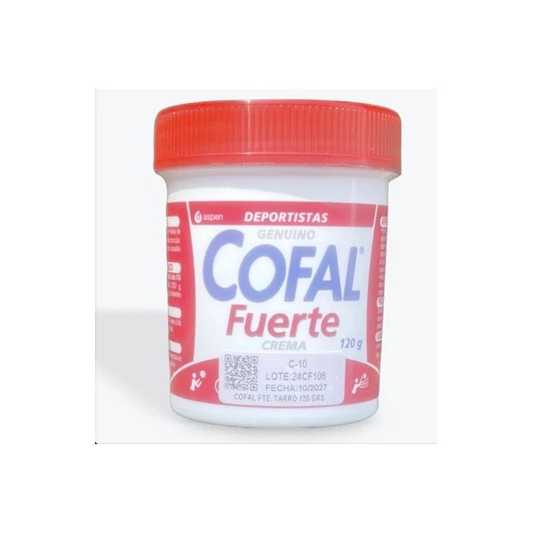 cofal fuerte genuino deportistas crema de 120 gramos