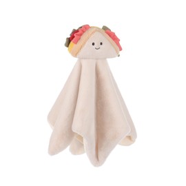 Apricot Lamb Delicious Sandwich Blanket Soft Loveys for Babies, Security Blanket for Baby Boy and Girl, Infant and Toddlers 13.8x13.8 Inches