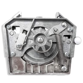 Coin Mechanism for Northwestern Super 80 - Chrome Coin Mechanism. 50 Cent Coin Mech for Big Capsule Machine Gumball & Candy Machine. Replacement Part for Gumballs and Capsule Vending Machines - New