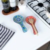 BCS Spoon Rest Set of 2 - Ceramic Spoon Holder