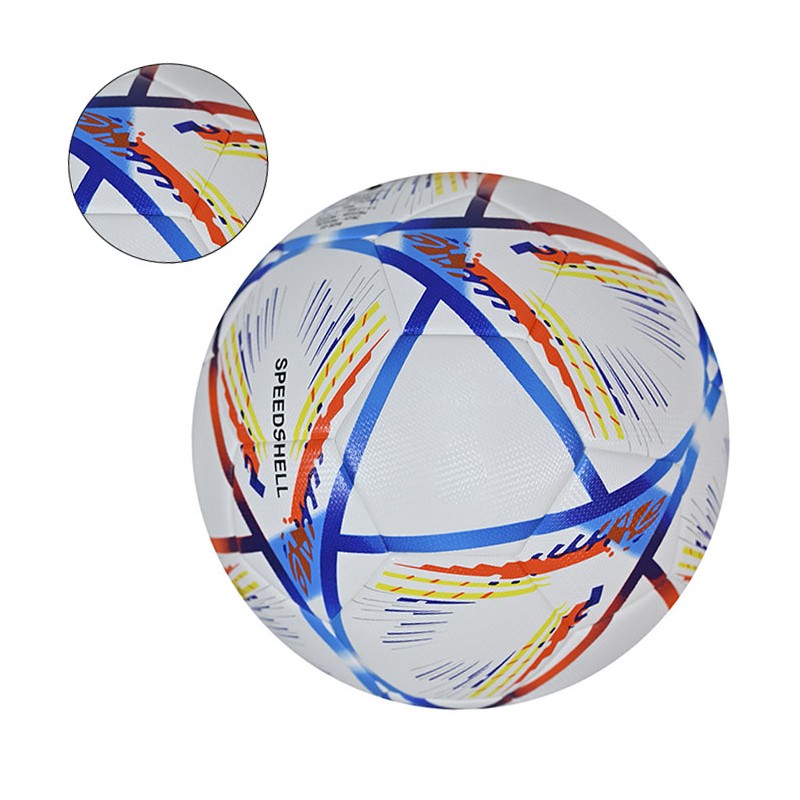 Training Soccer Ball PU No. 5 Symbol Highly Elastic Inflatable