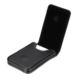 PATIKIL Business Card Holder, PU Leather Business Card Pocket Slim Name Card Wallet with Magnetic Shut for Office Credit Card ID Organization, Black