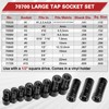 70700 Tap Socket Set 11 Pcs, Magnetic Adapter for Std/Metric