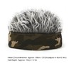 POCREATION Novelty Wig Hat, Men Camouflage Grey Short Hair Wig