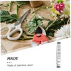 GANAZONO 3Pcs Stainless Steel Pruner Springs Replaceable Trimming Scissors Parts