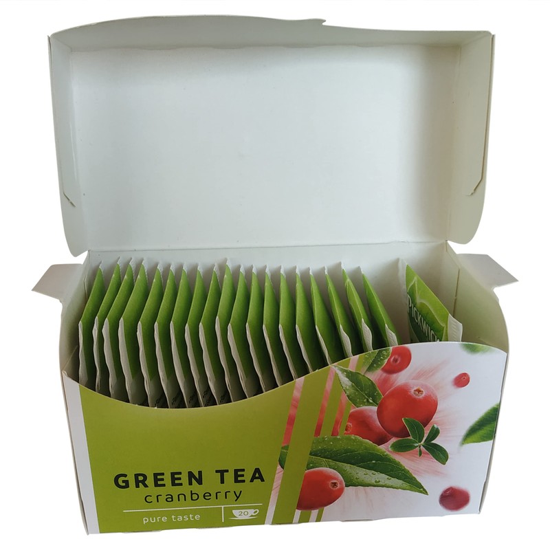 Pickwick Green Tea Cranberry - 20 Bags | Dutch Tea