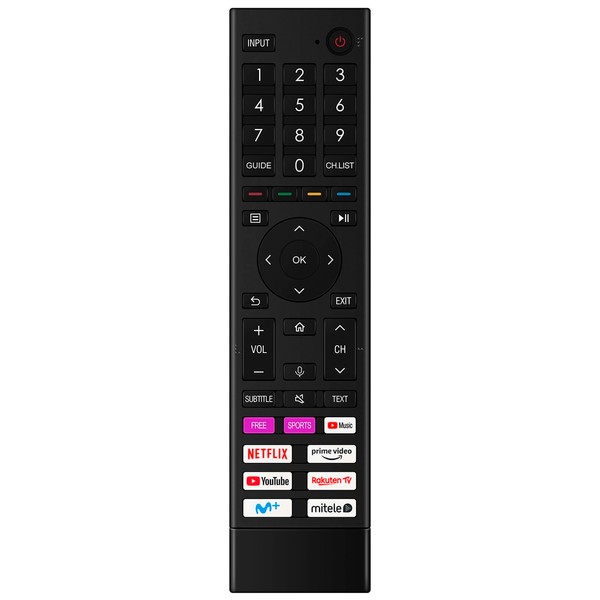 ALLIMITY Sprach Fernbedienung Ersatz passend für Hisense UHD Smart TV