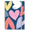Design Group A5 Notebook Hardcover Wiro Blue X My Heart