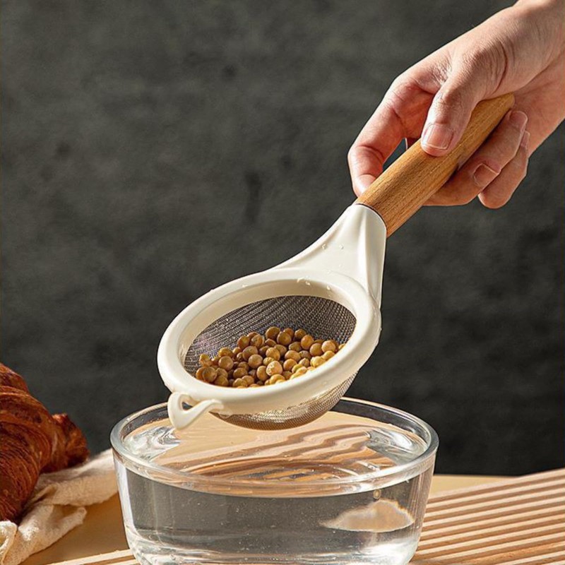 Food Strainers-Premium Kitchen Utensil Set with Stainless Steel Mesh Strainer,