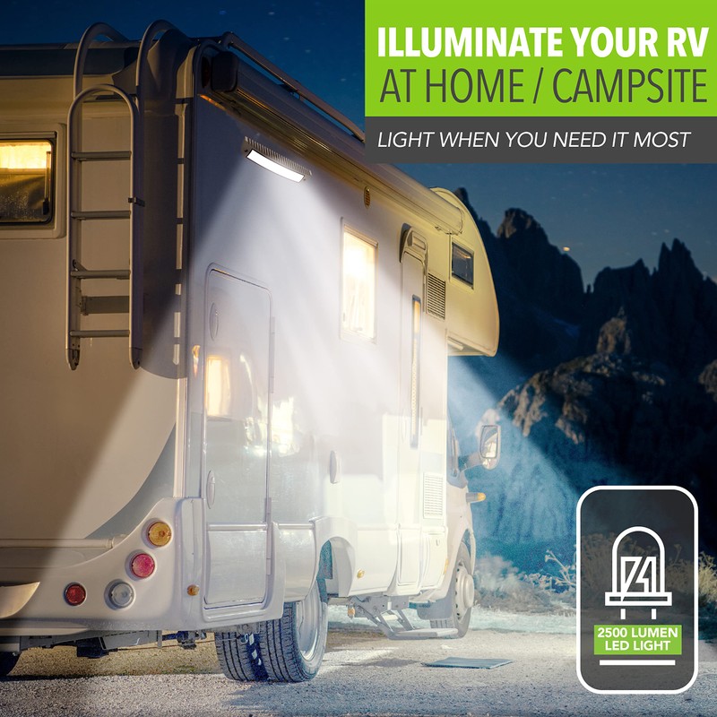 Leisure LED RV Exterior Porch Utility Light - White 12v