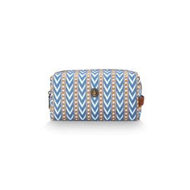 Pip Studio Coco Necessaire Medium Samba Stripes Blue, blue