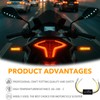 4 Stück 12V Motorrad LED Blinker Decoder, Motorrad Lastwiderstand Taschenlampe