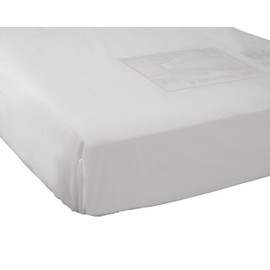 Abstract Fitted Plastic Mattress Cover for Portable Crib (24x38)