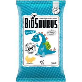BioSaurus Organic Snack Made from Corn, Sea Salt