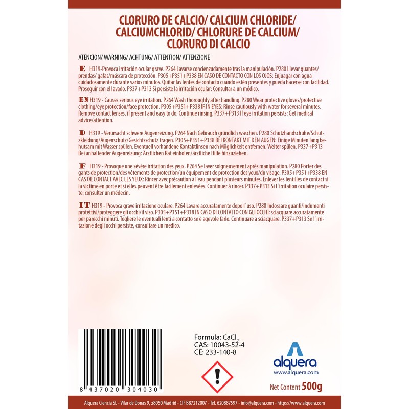 Calcium Chloride (500g)