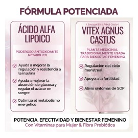Myo Chiro Inositol Max Liposomal Forte Acido Alfa Lipoico Prebioticos Vitex Agnus Vitaminas Mujer Mayo Myonisitol Oby Suplemento Vegano Maxima