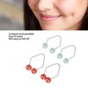 2 Pair Dimple Trainer Piercing Free Easy To Wear Enhanced