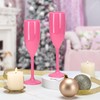 XUWAIDSGN Champagne Flute Acrylic Champagne Glasses Wedding Toasting Champagne Flute