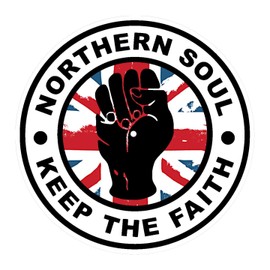 Northern Soul Keep the Faith DJ Vinyl Turntable Slipmat