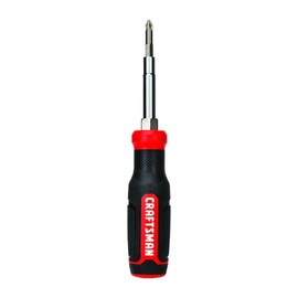 CRAFTSMAN Screwdriver with 6 Multi-Bits, Store Extra Bits in Handle (CMHT68000)