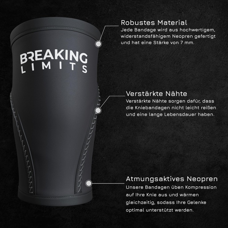 BREAKING LIMITS Knee Braces - Knee Support, Knee Support for