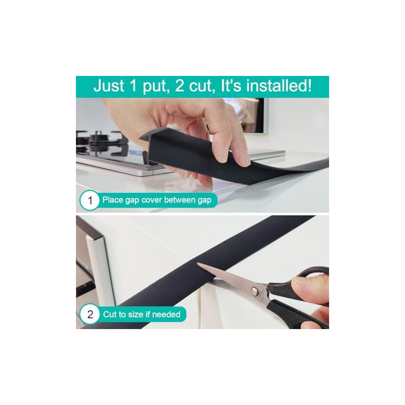 Stove Counter Gap Cover, Extra Long 30" Silicone Kitchen Gap
