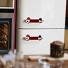 VICASKY 4pcs Christmas Refrigerator Handle Easy to Use Hook and