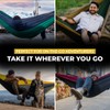 Grand Trunk Double Deluxe Hammock w/Straps Hammock, Colour: Green/Charcoal
