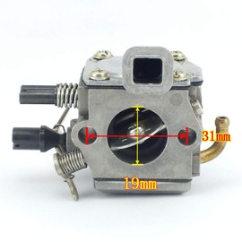YOFMOO MS340 MS350 MS360 Carburetor for 034 036 360Pro Chainsaw Zama C3A-S31A Tillotson 40-HE-20A Carb 11251200651 11251200613 11251200614 11251200615
