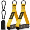 Resistance Band Handle, Heavy Duty Cable Machine Attachment, Strong Nylon