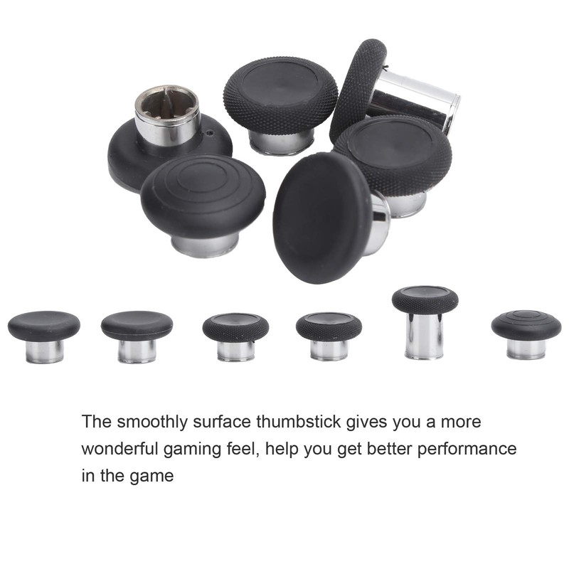 Metal Controller Thumbsticks Set, Detachable Game Controller Button Paddles Set