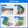 2 Pieces Folding Seat Mat Sit Pad Set with Storage