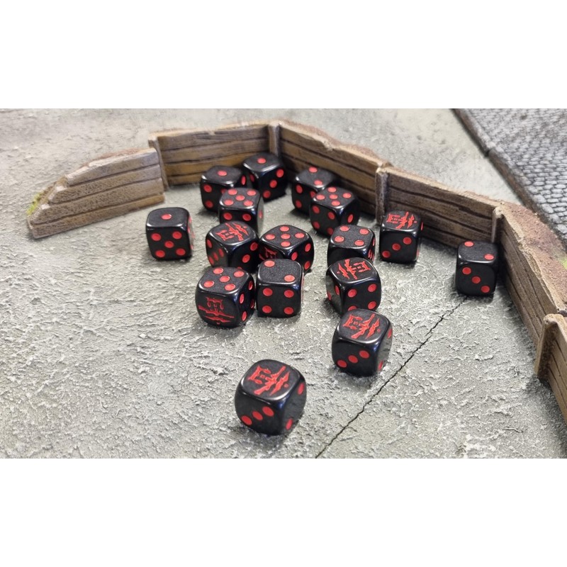 Commando D6 Dice Set (16) Bolt Action by Warlord Games