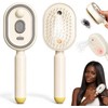 Electric Spray Air Cushion Massage Comb & Hair Steamer, Self-Cleaning
