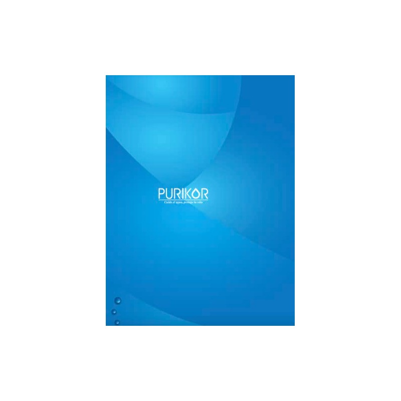 Filtro Purikor Cartucho De Polipropileno Termofusionado, Flujo Nominal de 2-8