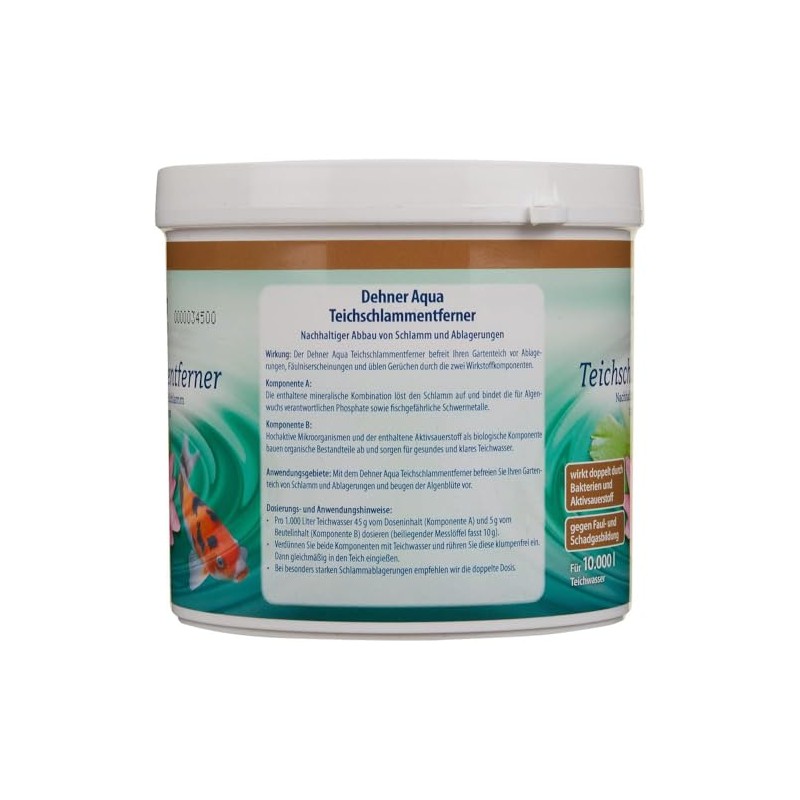 Dehner Aqua Pond Sludge Remover 500g Holds 10,000 Litres