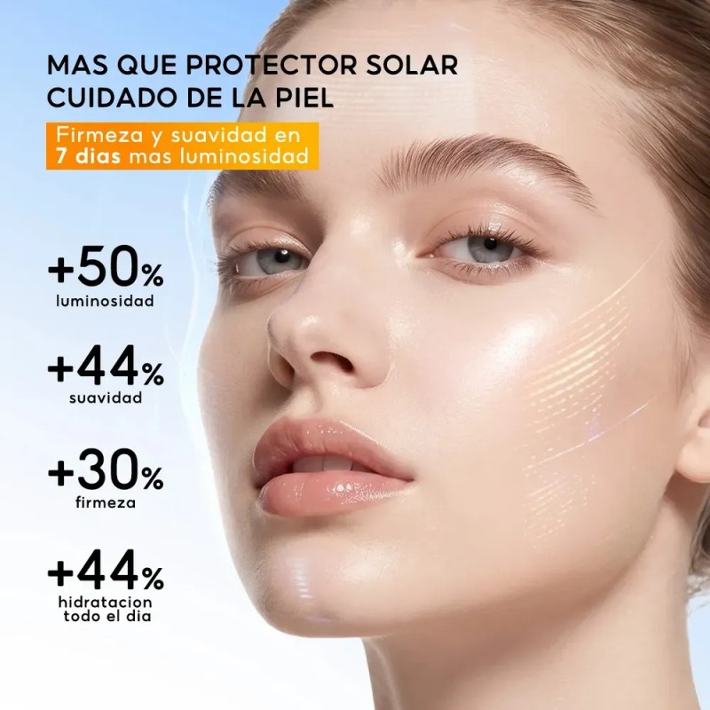PAPA FEEL Protector Solar Fps50 PA++++ Con centella, Niacinamida, glutathione,