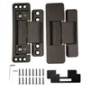 MENGSHI Hidden Door Hinges Ultra-Thin Invisible Hinge for Secret Door