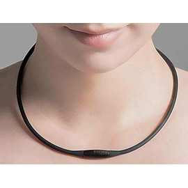 TDK EXNAS Magnetic Necklace, Lightweight, 0.4 oz (10 g), High Magnetism, 160 mT, Improves Blood Circulation, 16.5 ft (42 cm), Red