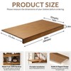 Gashell Wire Shelf Covers, Bamboo Wire Rack Covers for Pantry,