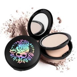 Malagna Cosmetics Polvo Compacto Vegano, Tono Devil, 10 g | Matificante