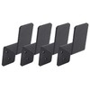 2x4 Door Barricade Brackets Heavy Duty Metal Drop Open Bar