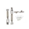REPAIROCK 2 PCS Bonnet Springs Fastener Hood Pin Lock Latch