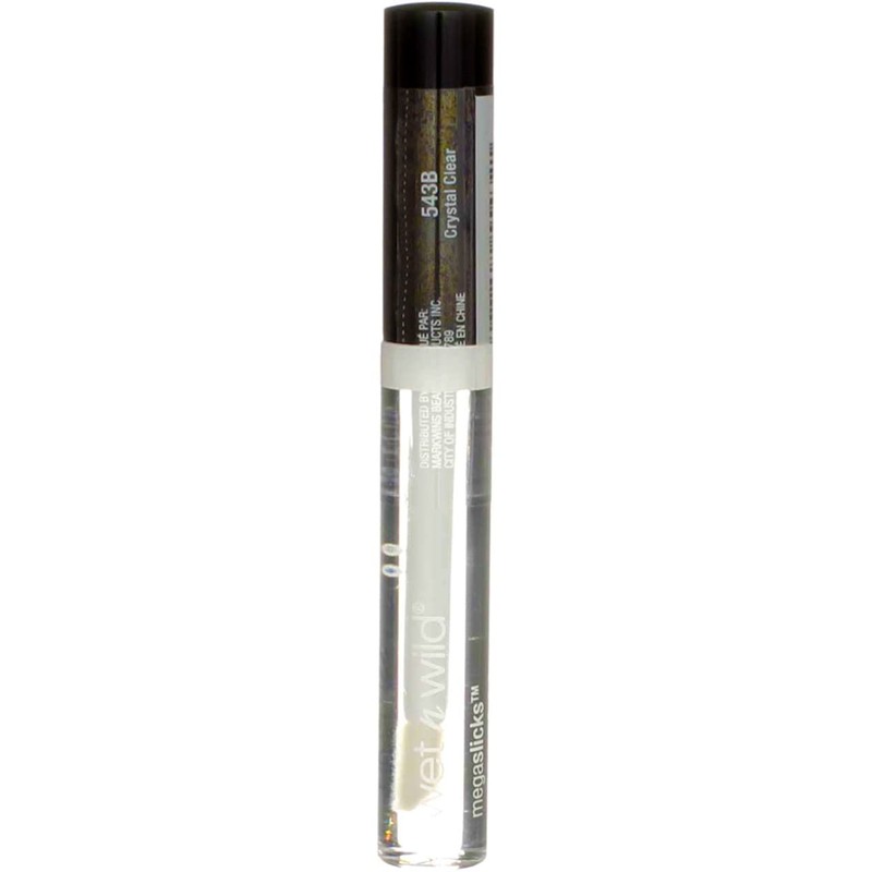 3 Pack Wet n Wild MegaSlicks Lip Gloss 543B Crystal