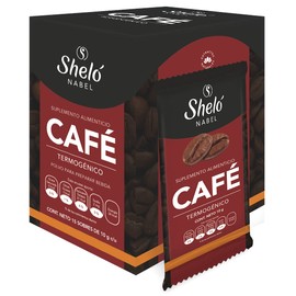 Sheló Nabel Cafe Termogenico Quemagrasa Reductivo Soluble En Agua O Leche Endulzado Con Stevia - 15 Sobrecitos