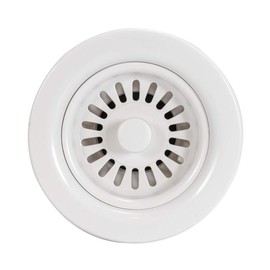 EZ-FLO 30006 Sink Strainer - Economy - Abs Body White