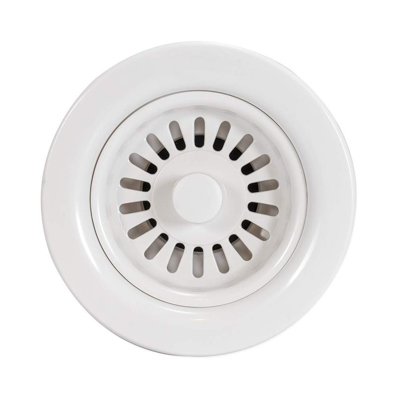 EZ-FLO 30006 Sink Strainer - Economy - Abs Body White