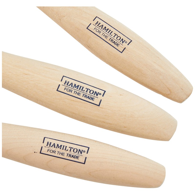 Hamilton for The Trade Flat Tip Paintbrushes Brushes 6 Pack