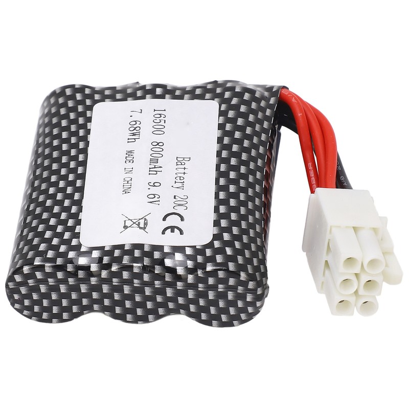 9.6V RC Car Battery 800mAh High Rate Portable Lithium Battery