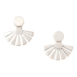 Scout Curated Wears - Refined Earring Collection - Sunburst Ear Jacket/Sterling Silver